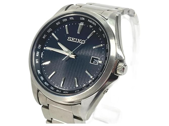 Seiko 7B75-0AA0 Wristwatch Black  ref.1455111