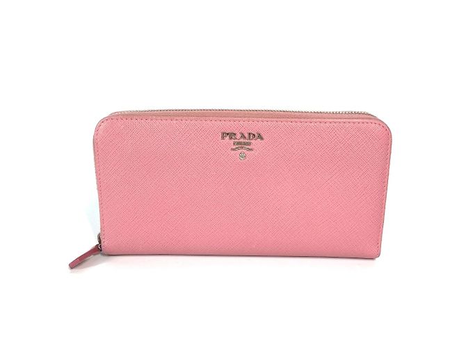 Cartera larga Prada rosa