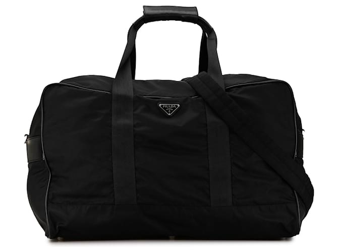 Black Prada Tessuto Travel Bag Cloth  ref.1455282