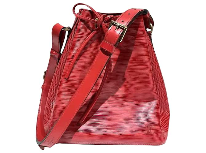 Noe Louis Vuitton Petit Noé Vermelho Couro  ref.1455406