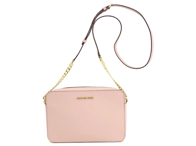 Michael Kors Jet Set Rosa Couro  ref.1455466