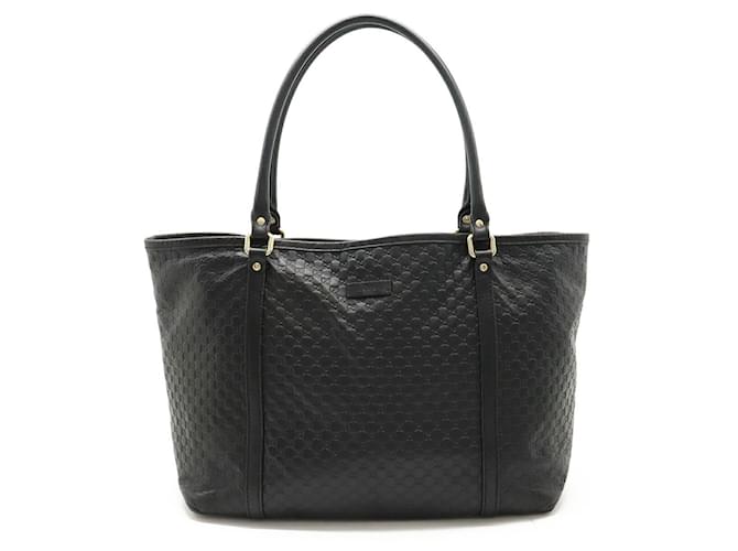 Gucci Micro guccissima Nero Pelle  ref.1455565