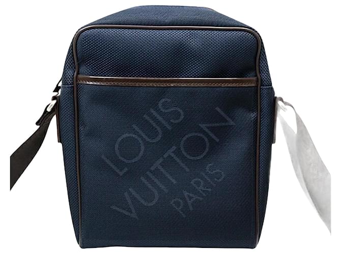 Louis Vuitton Citadine Azul marino Lienzo  ref.1455584