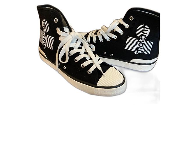 Isabel Marant Black Cloth Sneakers