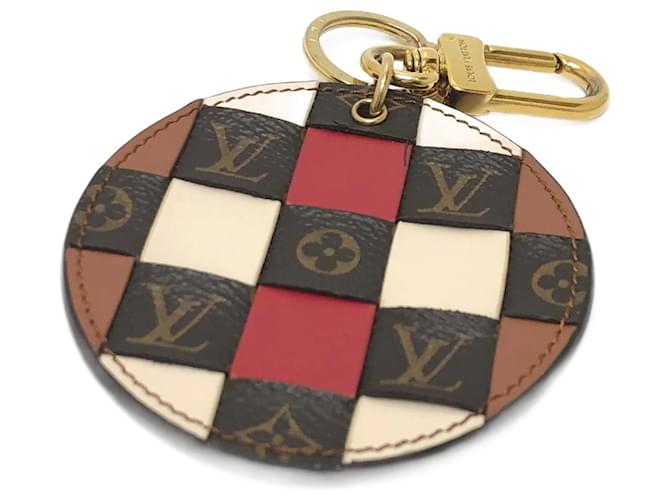 Porte-clés Monogram Portocre M68657 de Louis Vuitton Cuir Marron  ref.1455692