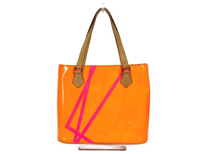 Sac à épaule Louis Vuitton Monogram Vernis Fluo Édition Limitée Noël 2002 Orange  ref.1455702