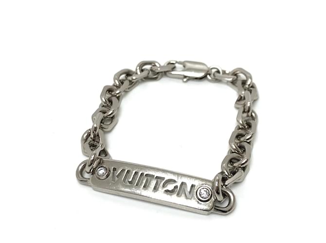 Louis Vuitton M0994M Accessory ID Bracelet Silvery  ref.1455718