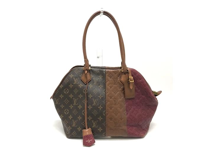 Sac fourre-tout Monogram Louis Vuitton Marron  ref.1455752