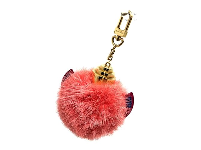 Louis Vuitton M65143 Bag Charm Key Holder Pink  ref.1455815