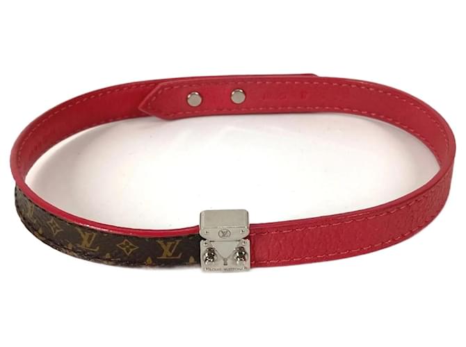 Louis Vuitton M6040F Monogram Accessories Double Bracelet Brown  ref.1455894