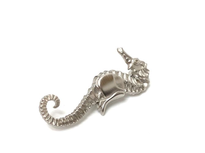 Hermès Silberne Corsage Brosche von Hermes