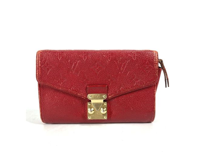 Cartera de Cadena Monogram Empreinte Louis Vuitton Roja