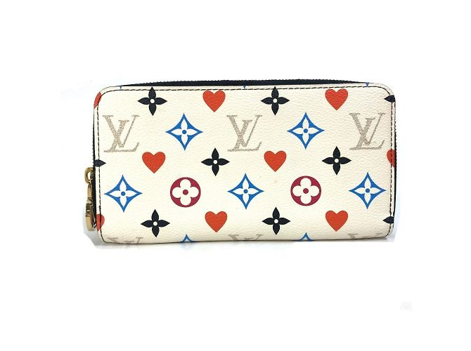 Lange Brieftasche Louis Vuitton M57491 Heart Monogram Multicolore 