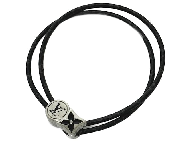 Louis Vuitton M8111D MonogramEclipse Accessories Bracelet Black  ref.1455971