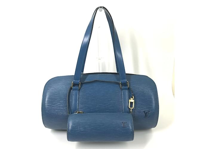 Louis Vuitton Epi Shoulder Bag in Toledo Blue Leather  ref.1456056