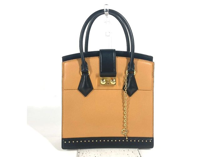 Bicolor Handtasche M51654 Studs Louis Vuitton Beige