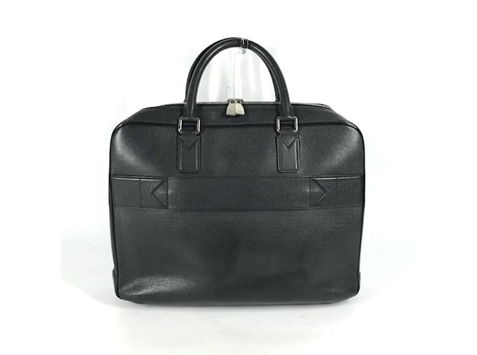 Louis Vuitton Taiga Briefcase Black Leather  ref.1456188
