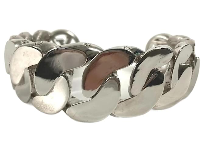 Louis Vuitton MP3011 Silver Bangle Silvery  ref.1456199