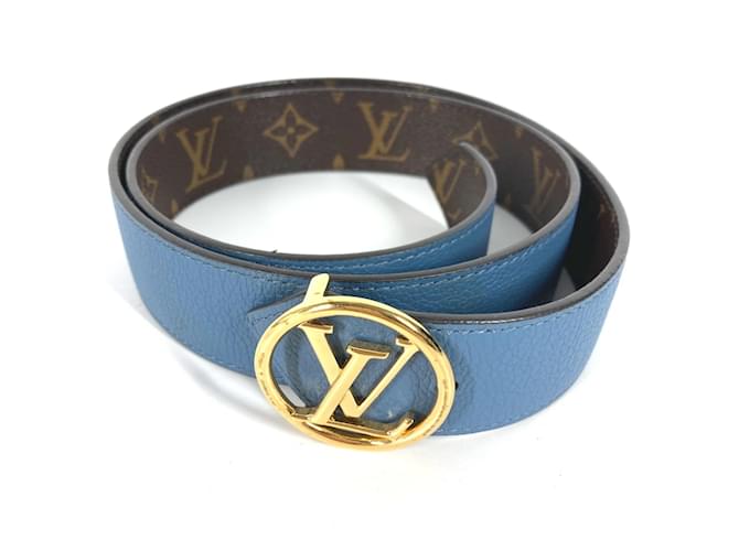 Ceinture Monogram Louis Vuitton M0142V Marron  ref.1456233