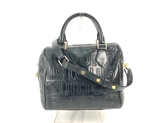 Bolso 2WAY Monograma limitado 2008 Louis Vuitton M95814 Negro Cuero  ref.1456326