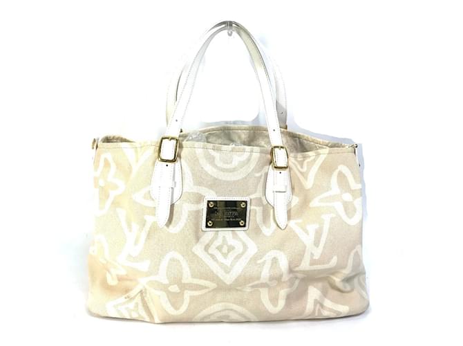 Sac Tote Louis Vuitton M95675 Toile Beige  ref.1456360