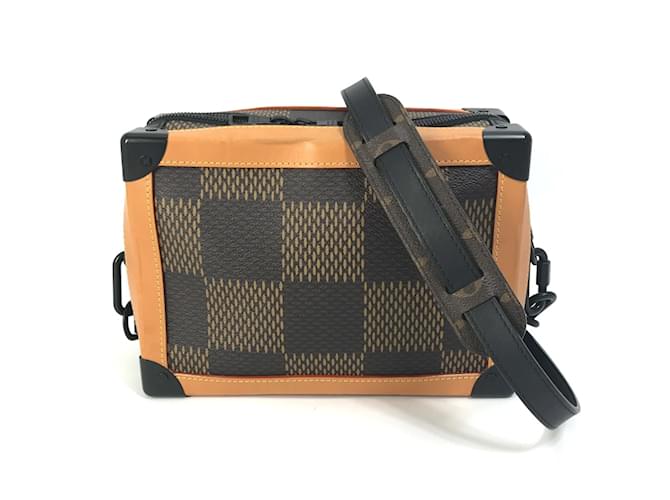 Louis Vuitton N40381 Damier Giant NIGO Collaboration Shoulder Bag Brown  ref.1456376