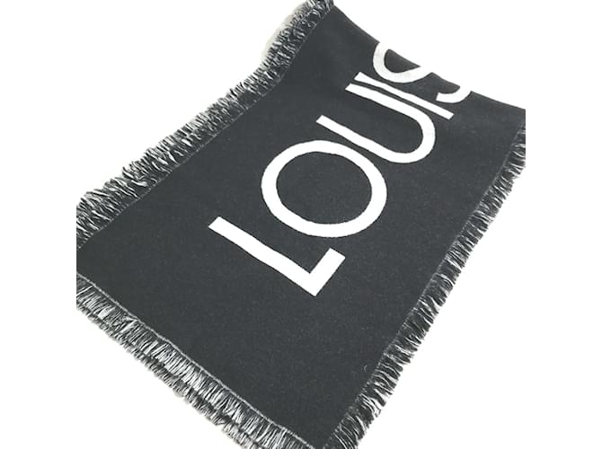 Louis Vuitton Black Fringe Stole  ref.1456390