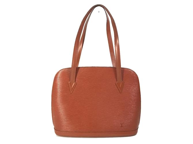 Louis Vuitton M52283 Epi Shoulder Bag Brown Leather  ref.1456482