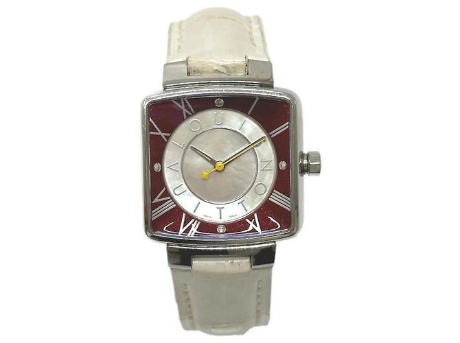 Relógio de pulso quartz Louis Vuitton Q221J Prata