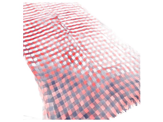 Stola in cotone rosso Louis Vuitton