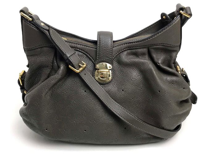 Bolsa de Ombro Monogram Mahina M95768 da Louis Vuitton Marrom
