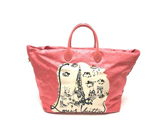 Monogram Tote Bag der Cruise-Linie Louis Vuitton M94090 Pink Leinwand  ref.1456623