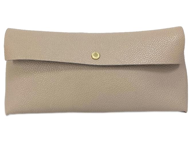 Louis Vuitton Beige Leather Pouch  ref.1456632