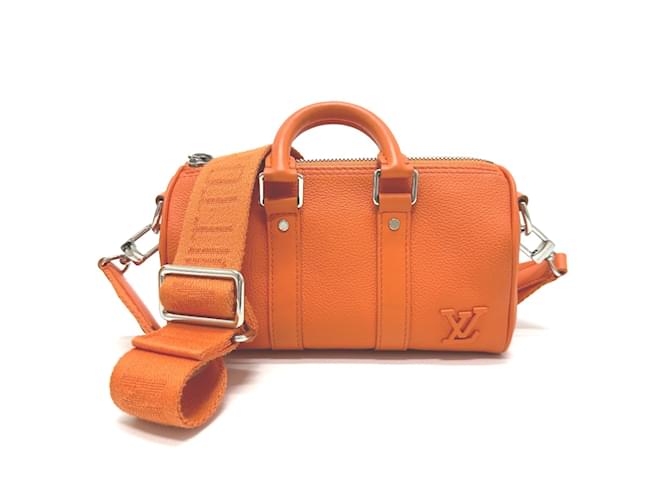 Louis Vuitton M81004 LV Aerogram Shoulder Bag Orange Leather  ref.1456633