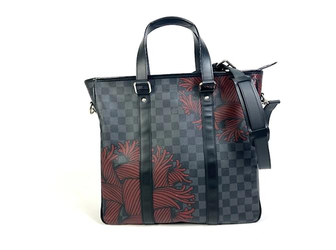 Louis Vuitton N41717 Damier Graphite Tote Bag Black  ref.1456808