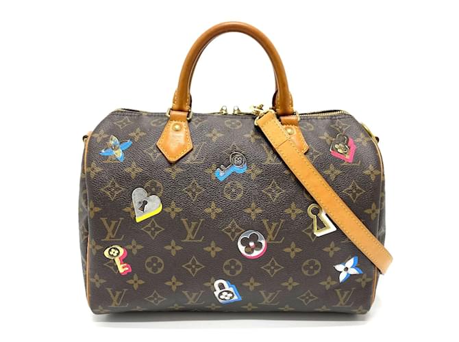 Louis Vuitton M44365 Monogram Love Lock 2WAY Shoulder Bag Brown 