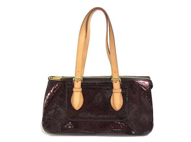 Borsa a Spalla Monogram Vernis Louis Vuitton Rosso