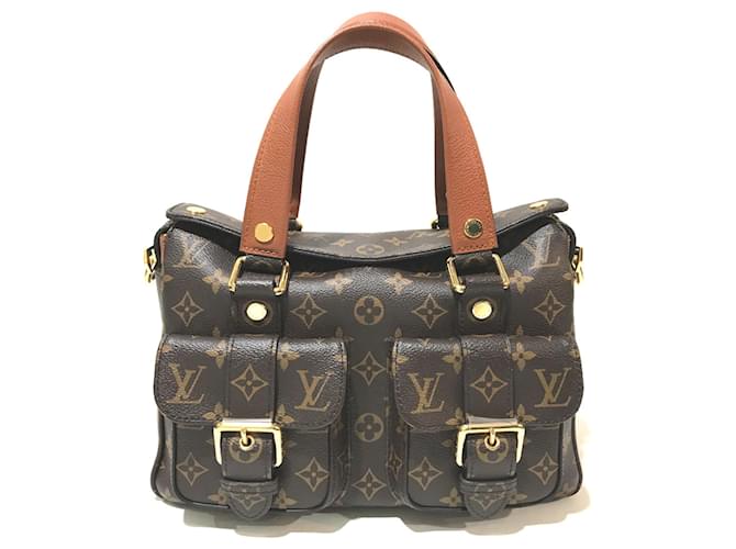 Louis Vuitton Monogram 2WAY Shoulder Bag Brown ref.1456928 - Joli 
