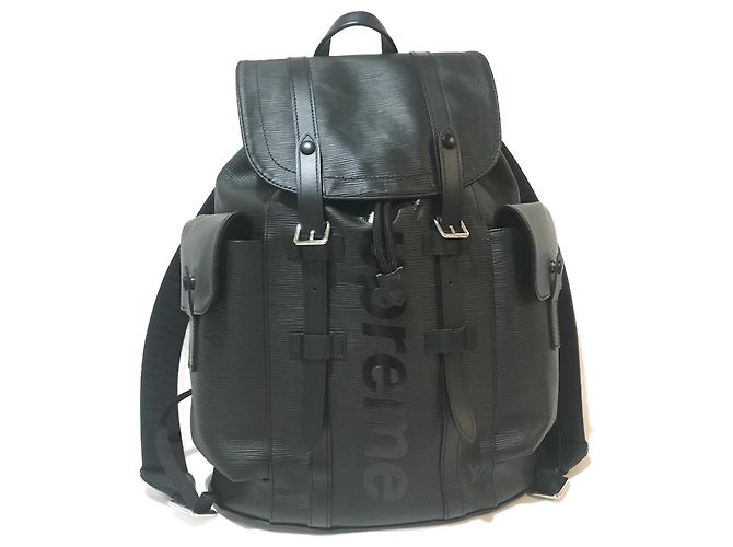 Louis Vuitton M53413 Epi Supreme Backpack Black