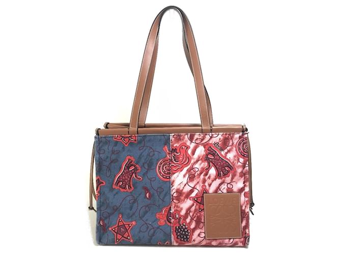 Sac fourre-tout de la collection Paula's Ibiza de Loewe Bleu  ref.1456977