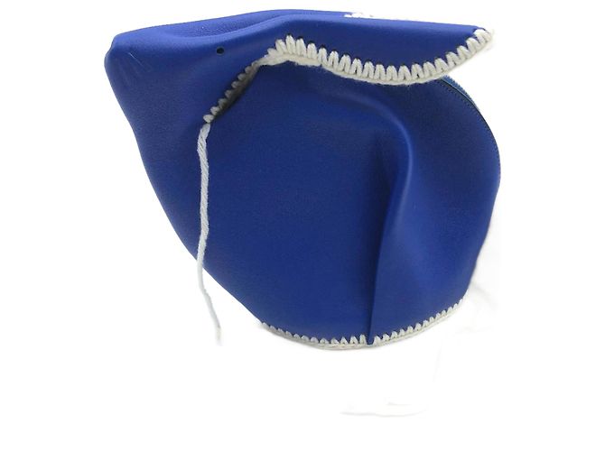 Monedero de cuero azul Loewe