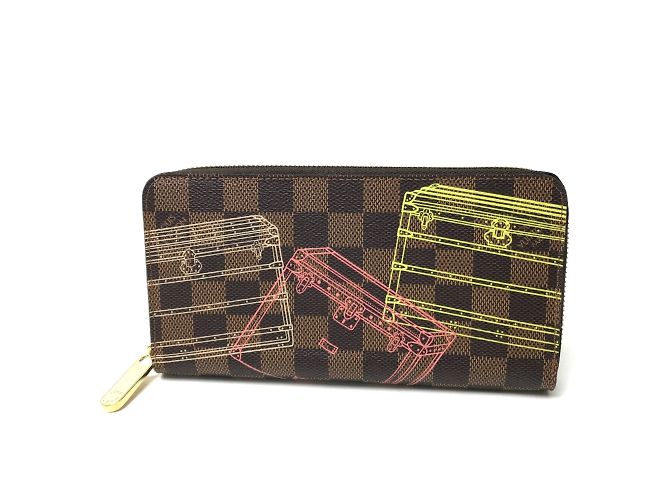 Louis Vuitton Damier Trunk Langbörse N63026 Braun