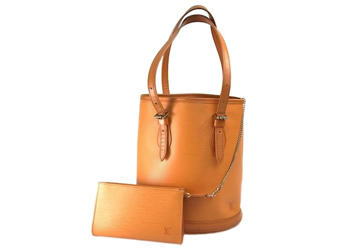 Epi Tote Bag M5899H von Louis Vuitton Orange Leder ref.1457037 