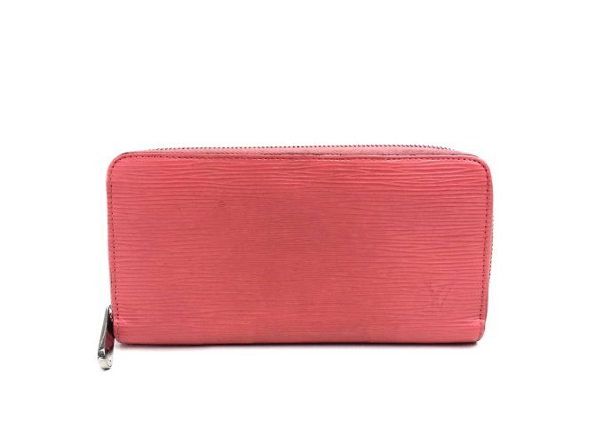 Louis Vuitton Epi Zip Around Long Wallet Pink