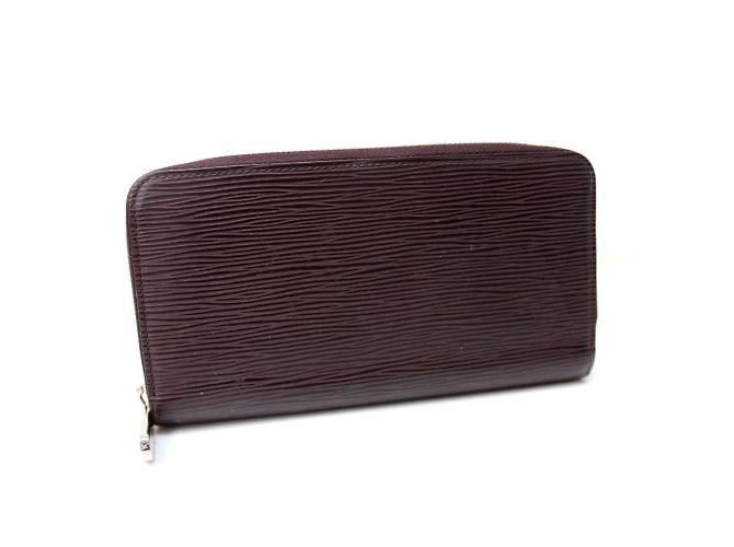 Carteira longa Epi Louis Vuitton Roxo