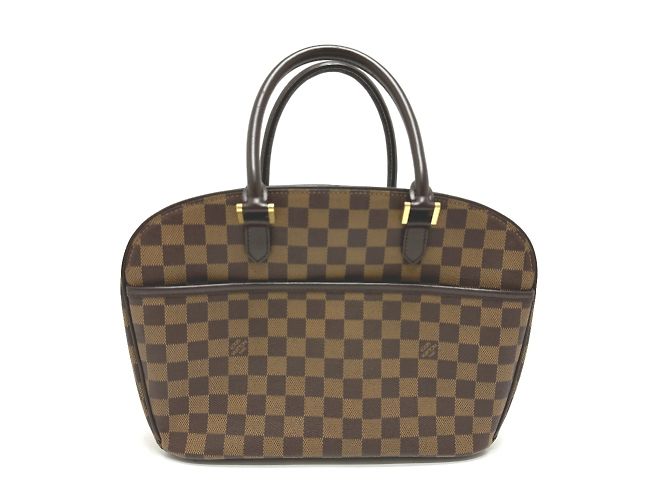 Bolsa de mão Damier N51282 da Louis Vuitton Marrom