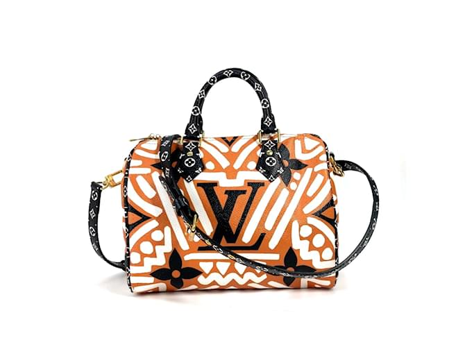 LV Clafoutis Schultertasche M56588 von Louis Vuitton Braun Leder 