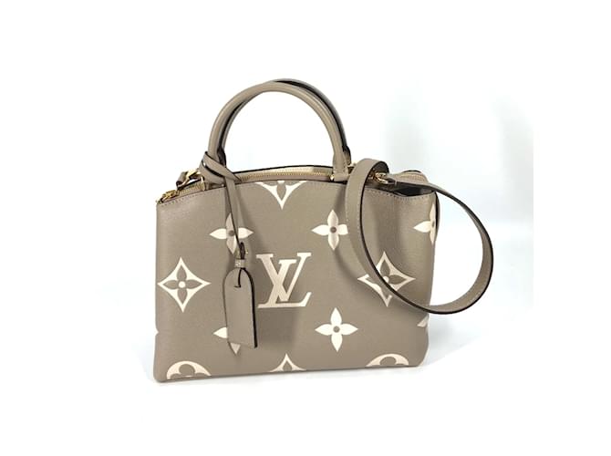 Louis Vuitton M58914 Monogram Empreinte 2WAY Shoulder Bag Beige 