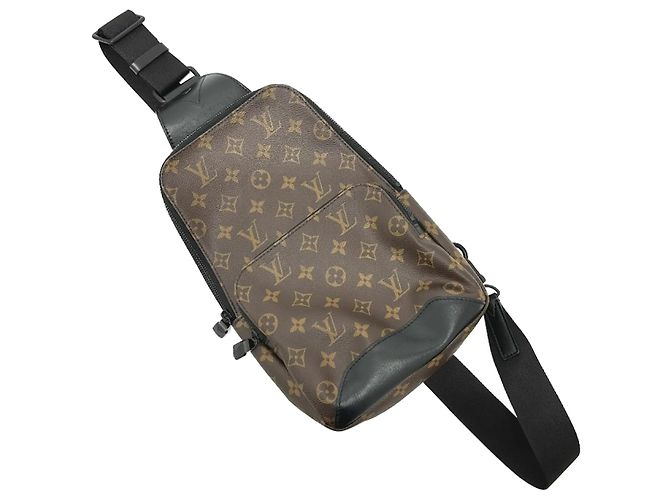 Bolsa transversal Monogram Macassar da Louis Vuitton Marrom