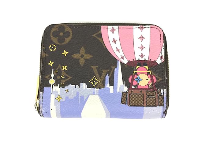 Porta-moedas Vivienne Monograma Louis Vuitton Marrom  ref.1457370